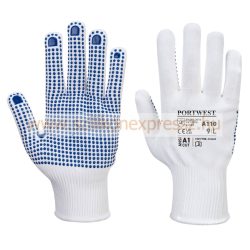 Portwest Nylon PVC pontozott védőkesztyű