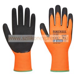 Portwest Hi-Vis Grip mártott latex védőkesztyű