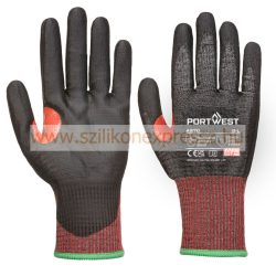 Portwest AHR13 F Dark PU Cut kesztyű