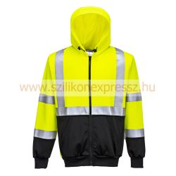 Portwest Hi-Vis kéttónusú kapucnis pulóver