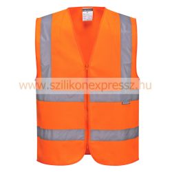 Portwest Hi-Vis cipzáras mellény