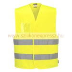   Portwest Jól láthatósági mellény - azonosítókártya tartóval