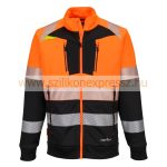 Portwest DX4 Hi-Vis Class 1 funnel nyakú cipzáras pulóver