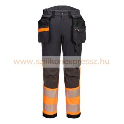 PORTWEST EV4 Hi-Vis Class 1 lengőzsebes nadrág