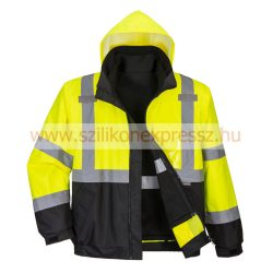 Portwest Hi-Vis prémium 3 az 1-ben bomber kabát