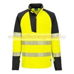 Portwest PW3 Hi-Vis 1/4 cipzáras pulóver