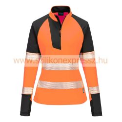 Portwest PW3 Hi-Vis női 1/4 cipzáras pulóver