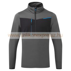 Portwest WX3 félcipzáras polár pulóver